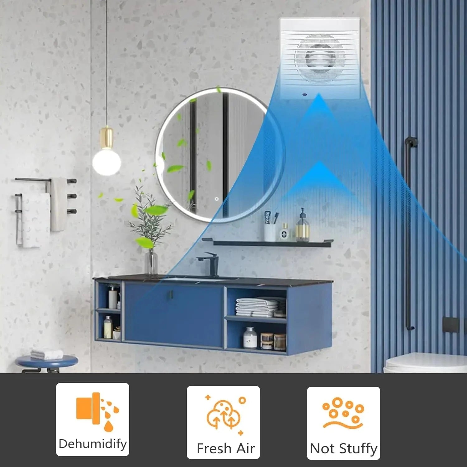 100 mm Bathroom Fan_ 80 m³ h_5