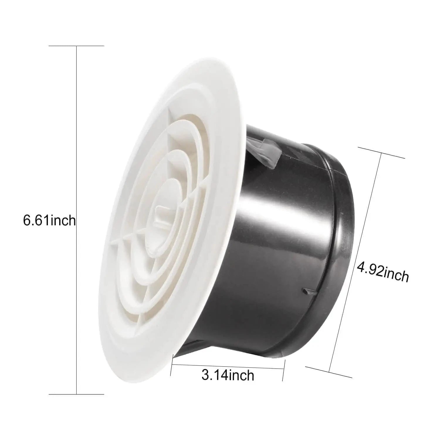 5 Inch Rotating Louver Air Vent Cover Size_3.14*4.92*6.61 inches