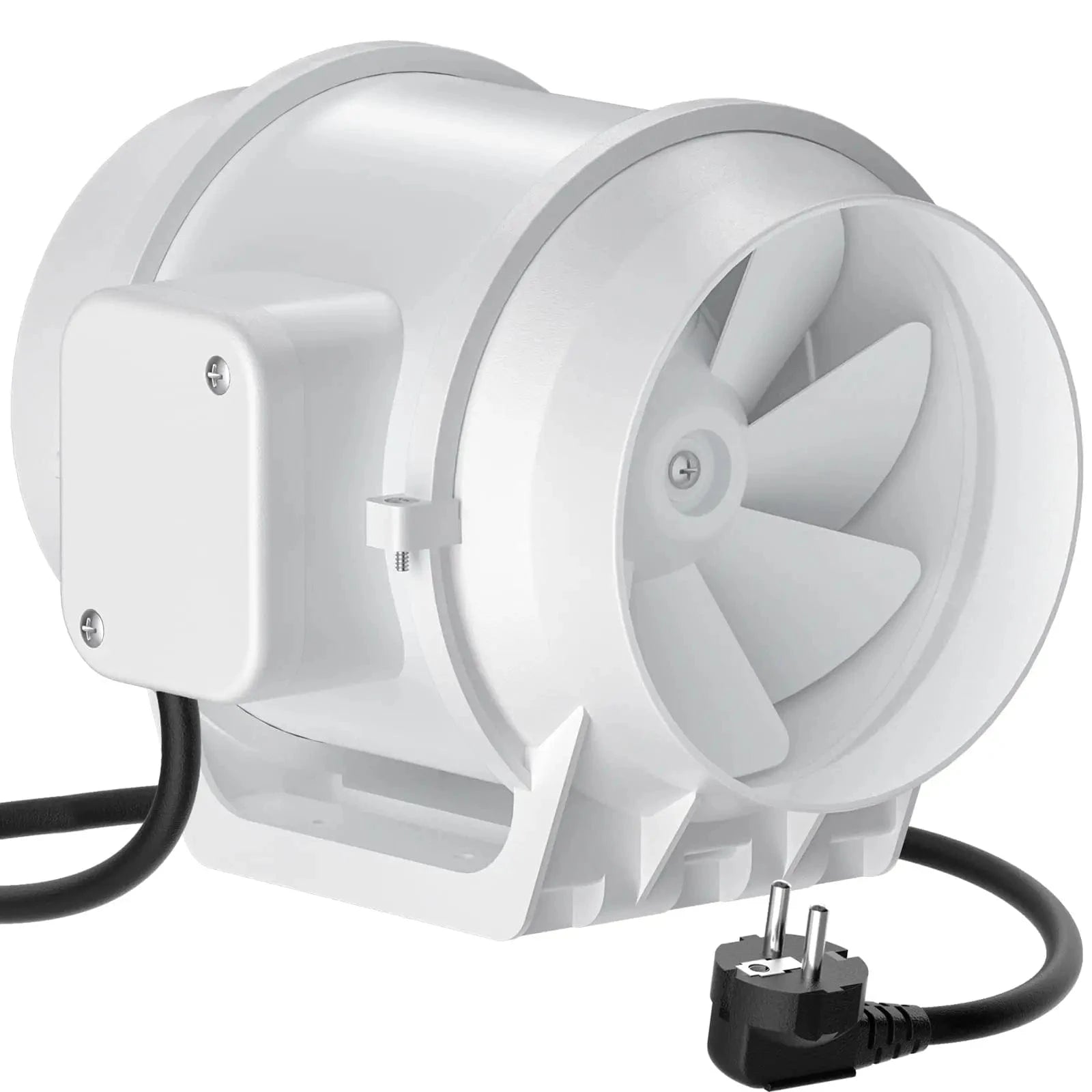 HONGUAN TurboFlow Snap 5 – 125mm Inline Duct Fan for Hydroponics and HVAC
