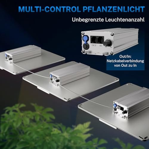 Close-up of HONGUAN LED Grow Light – High-Quality LM301H EVO LEDs for Maximum Efficiency