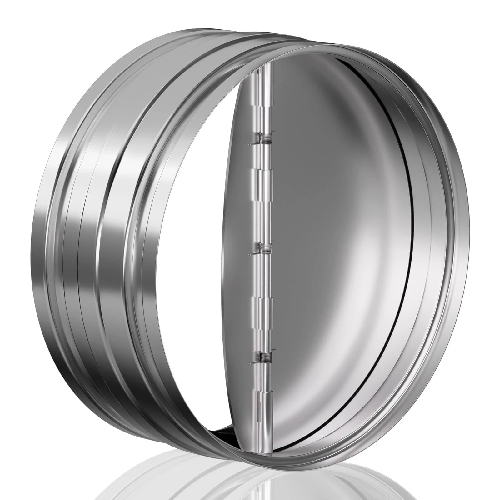 8 Inch Backdraft Damper by HON&GUAN – One-Way Airflow Ventilation Insert for Ducting Systems and Ventilation Fans