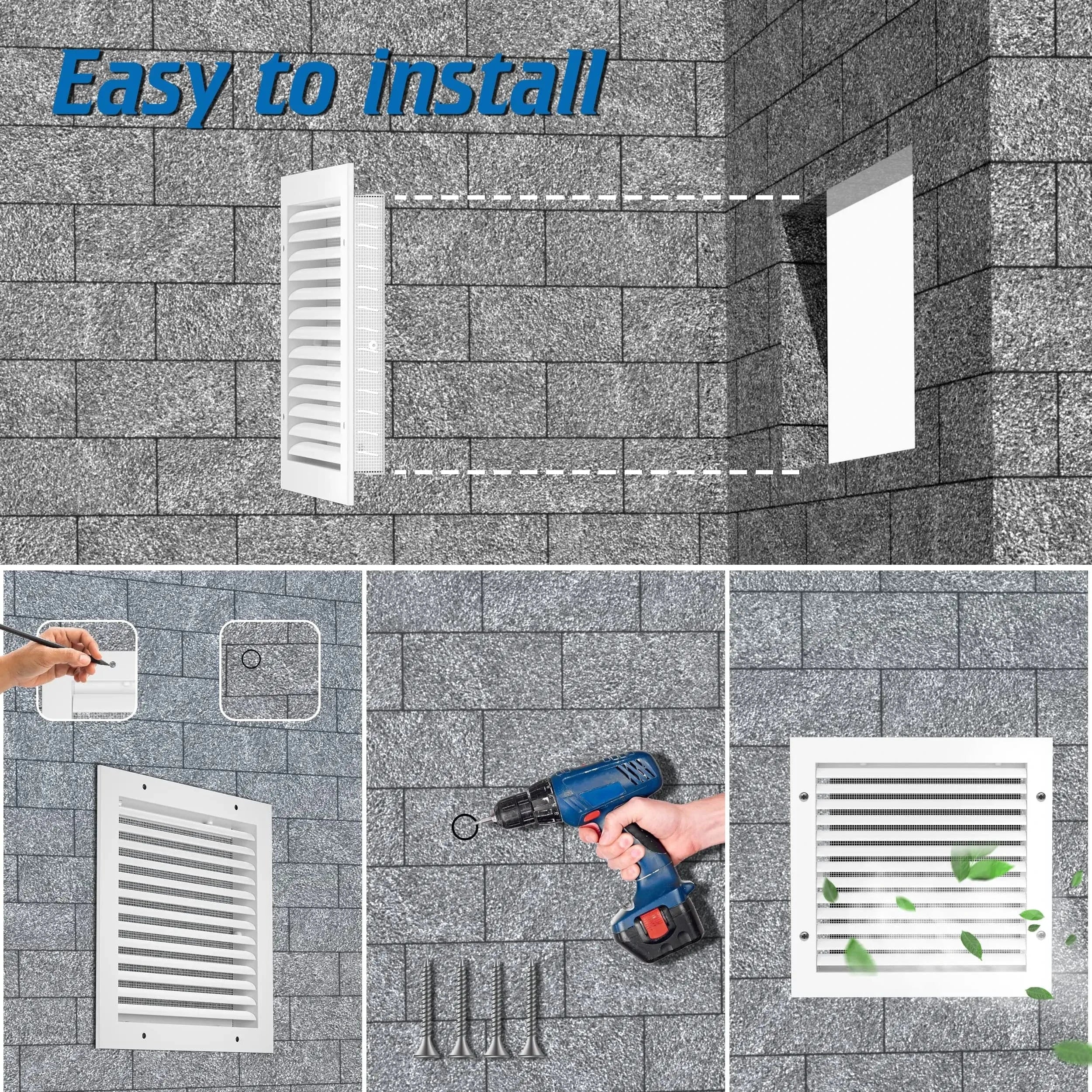 Aluminum Alloy Gable Vent_1