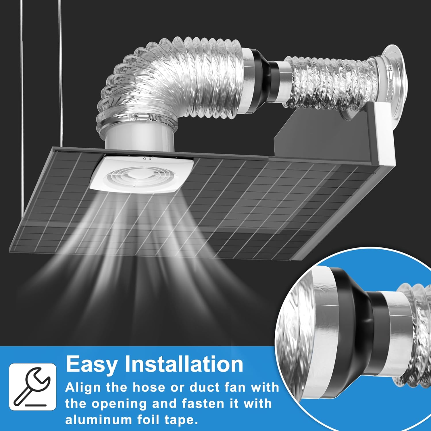 Easy Installation of HONGUAN 6 to 4 Inch Duct Reducer – No Tools Required